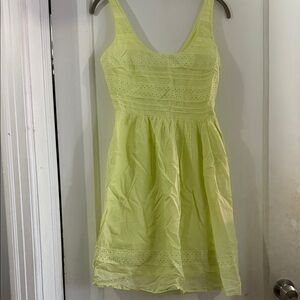 Old Navy Light Green Sleeveless Mini Dress